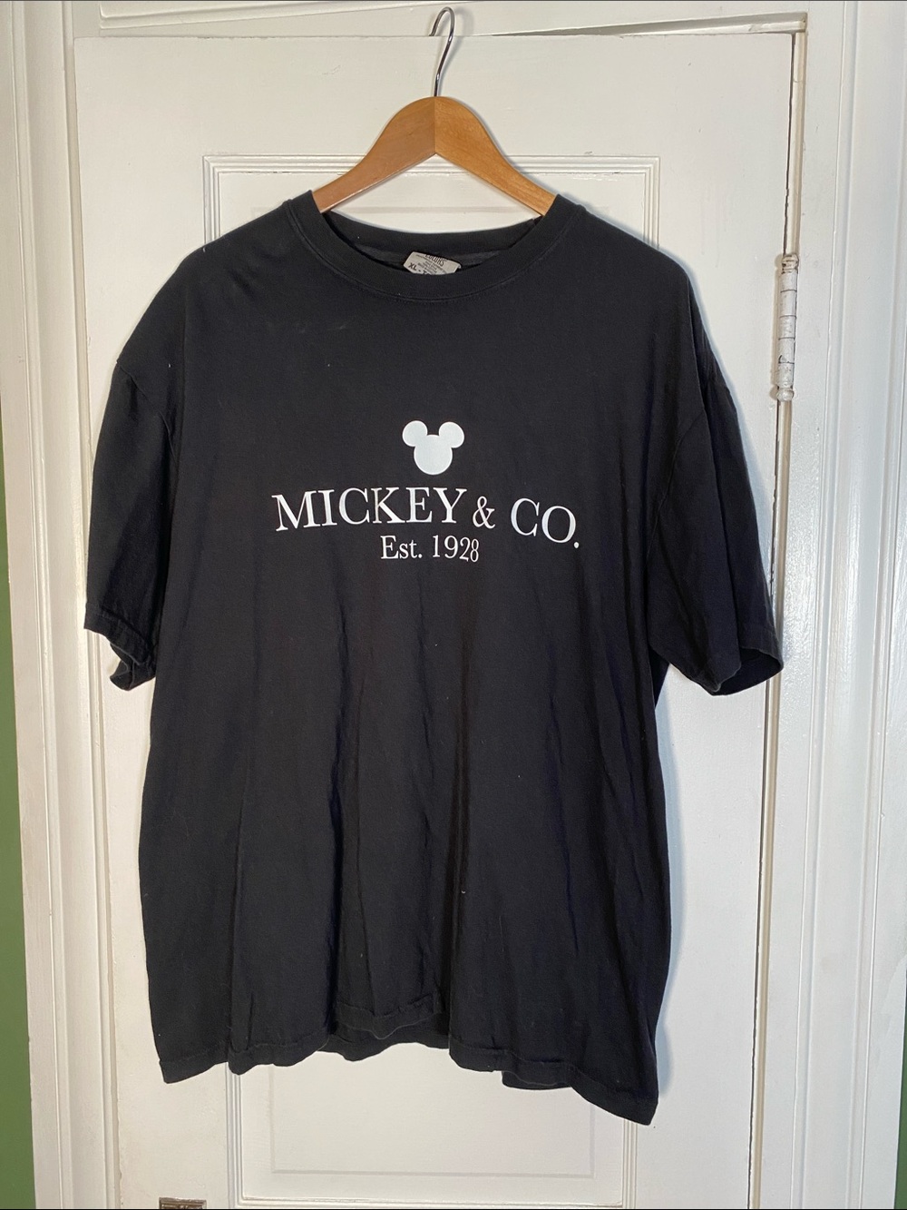 Comfort Colors Black Mickey & Co. Short Sleeve Tee size xl